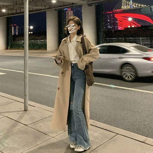 Abrigo Midi Coreano con Elegancia Británica - Diseño Premium - Image 3