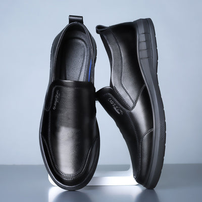 Zapatos Casuales de Cuero para Hombre con Suela Blanda Antideslizante - Image 3