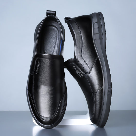 Zapatos Casuales de Cuero para Hombre con Suela Blanda Antideslizante - Image 3
