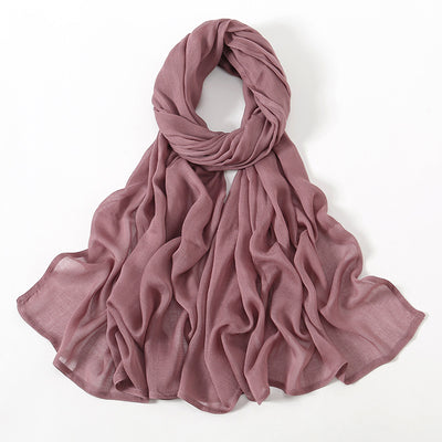 Pañuelo Modal Rayon Malayo Indonesio Colores Sólidos Transpirable - Image 18