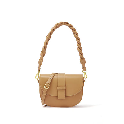 Bolso Crossbody de Cuero Redondo para Mujer - Image 4