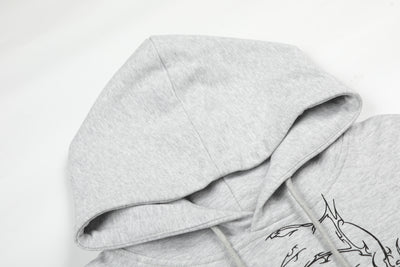 Sudadera con Capucha Retro Estilo Europeo Americano con Tachuelas Cruzadas para Hombre - Image 17