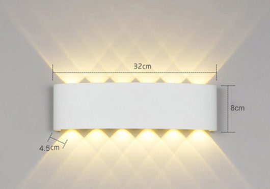 Lámpara LED de Pared Impermeable para Exterior e Interior - Image 11