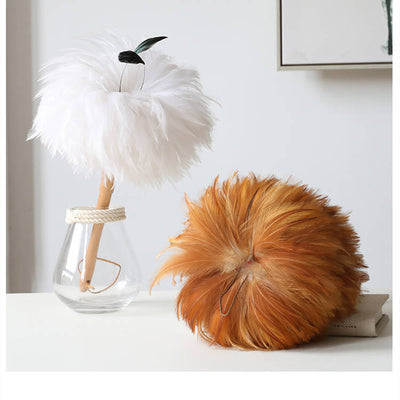 Plumero de Plumas Blanco - Limpiador de Polvo Decorativo - Image 15