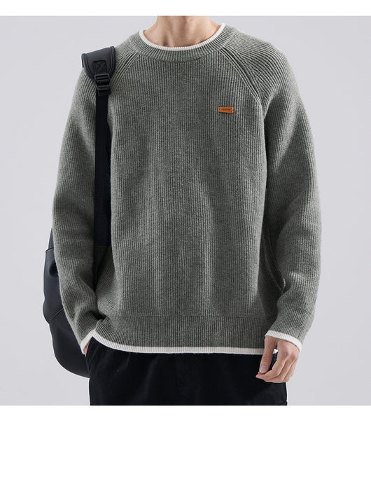 Suéter Tejido Holgado Raglan para Otoño-Invierno - Image 7
