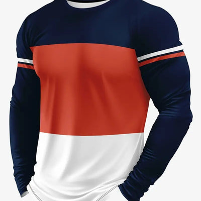 Camiseta Manga Larga Hombre Estilo Trendy Primavera Otoño - Image 3