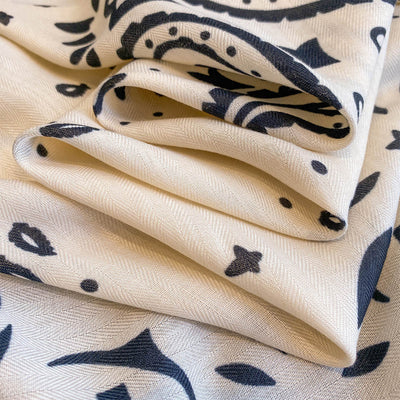 Pañuelo Grande Estampado Retro Cashew para Mujer - Image 14