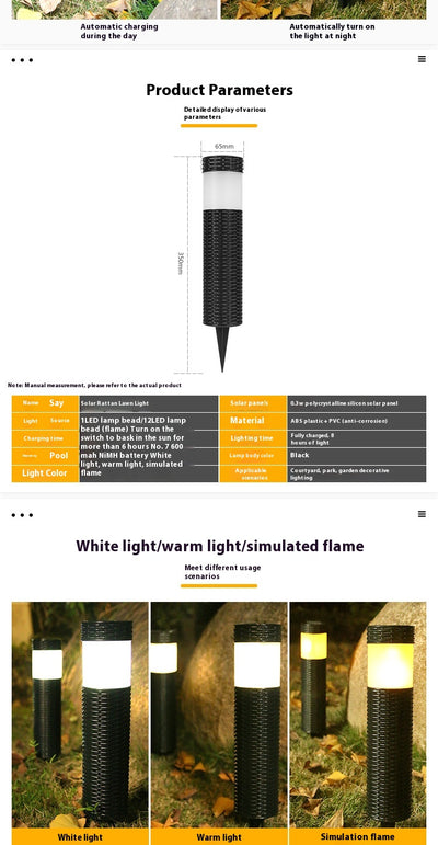 Luminaria Exterior Impermeable para Jardín y Terraza - Image 13