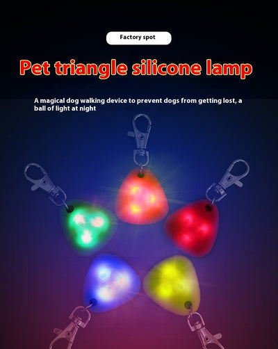 Colgante Luminoso Triangular de Silicona para Mascotas - Image 14