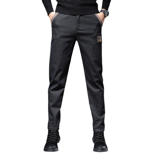 Pantalones Slim Straight con Bordado para Hombre - Image 5