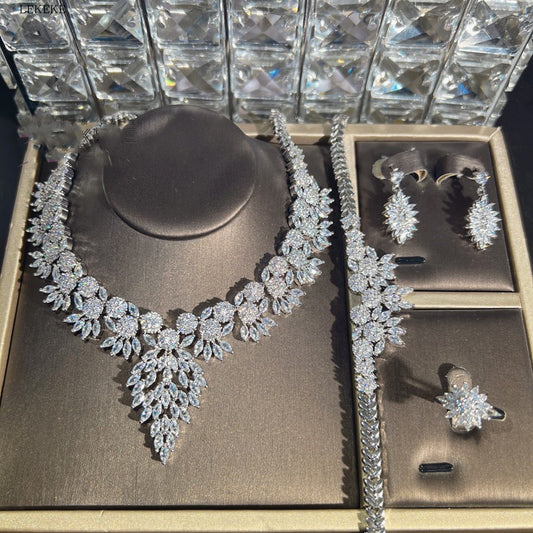 Collar Colgante de Circón para Banquetes y Eventos Especiales