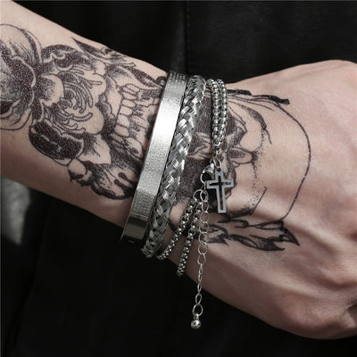 Pulsera Brazalete para Hombre - Joyería Elegante para Fiestas - Image 8