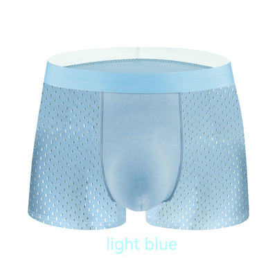 Bóxers de Malla Translúcida y Seda de Hielo para Hombre - Image 9
