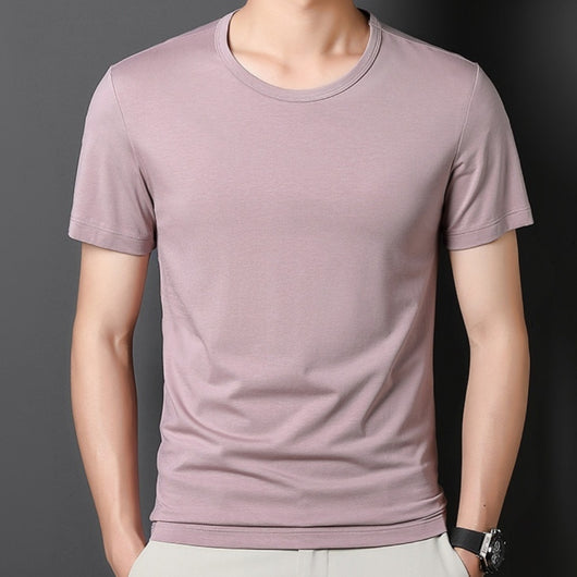 Playera Modal Ice Silk de Manga Corta para Hombre - Tecnología Refrescante