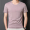 Camiseta Masculina de Manga Curta Modal Ice Silk - Tecnologia Refrescante