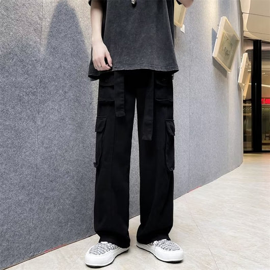 Pantalones Rectos Casual Hip Hop Vintage Tide Street - Image 5