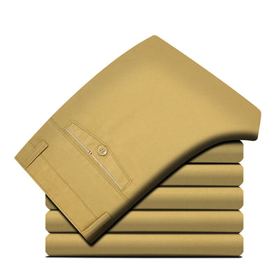 Pantalones Rectos de Vestir para Hombre Maduro - Image 13