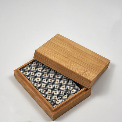 Caja de Bambú Natural Tiandi Cover - Diseño Original Sin Barniz - Image 10
