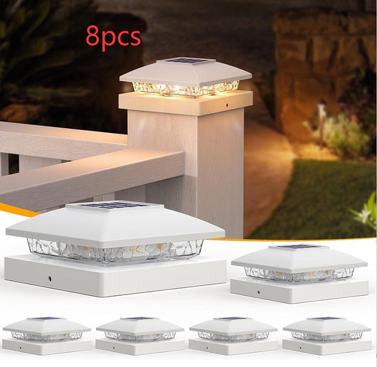Lámpara Solar LED Bicolor para Barandales de Villa y Patios - Image 11