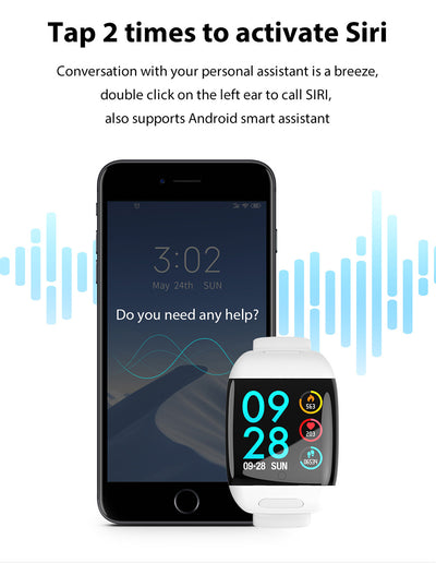Pulsera Inteligente M8 con Auriculares Bluetooth 2 en 1 - Image 27
