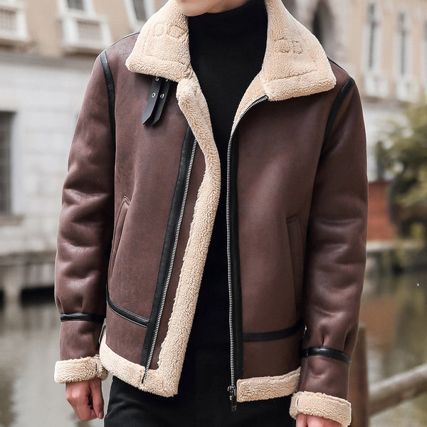 Abrigo Acolchado de Invierno para Hombre con Relleno de Plumón