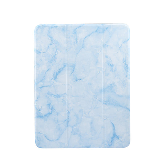 Funda Tri-fold para Tablet 9" con Ranura para Bolígrafo y Diseño Marmolado - Image 12