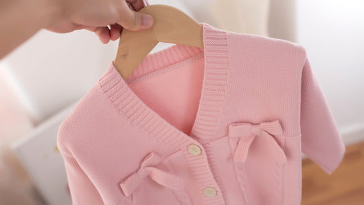 Cardigan Infantil con Lazo V-Neck para Niñas - Image 11