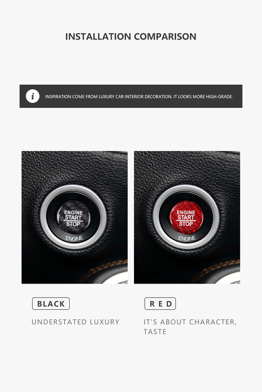 Pegatinas Decorativas de Fibra de Carbono para Encendido Dodge Challenger - Image 14