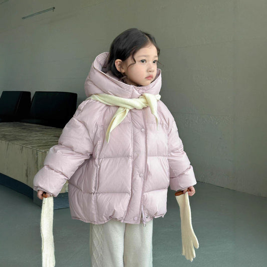 Abrigo Invierno Niña Acolchado Premium con Relleno Térmico