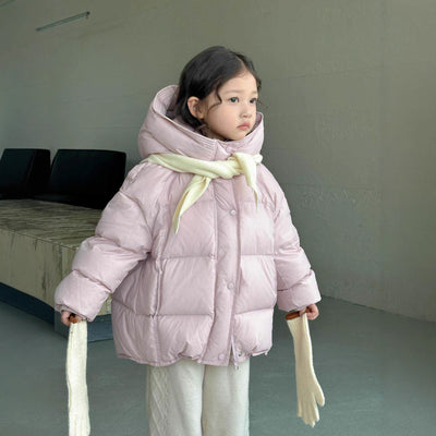 Abrigo Invierno Niña Acolchado Premium con Relleno Térmico