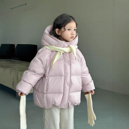 Abrigo Invierno Niña Acolchado Premium con Relleno Térmico