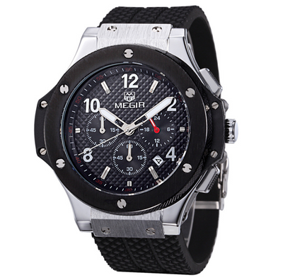 Reloj de Pulsera Deportivo Militar para Hombre con Cronógrafo de Cuarzo - Image 3