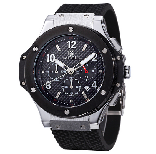 Reloj de Pulsera Deportivo Militar para Hombre con Cronógrafo de Cuarzo - Image 3