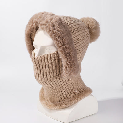 Conjunto Tejido Gorro y Bufanda con Forro Polar - Image 13