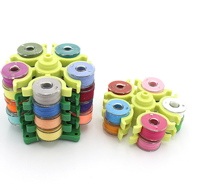 Organizador Giratorio de Bobinas con Clips de Sujeción - Image 2