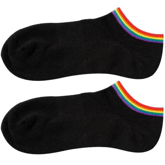 Calcetines Deportivos de Algodón con Diseño Arcoíris para Hombre - Image 11