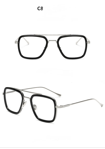 Gafas de Sol Cuadradas Metal para Hombre - Estilo Moderno Iron - Image 18