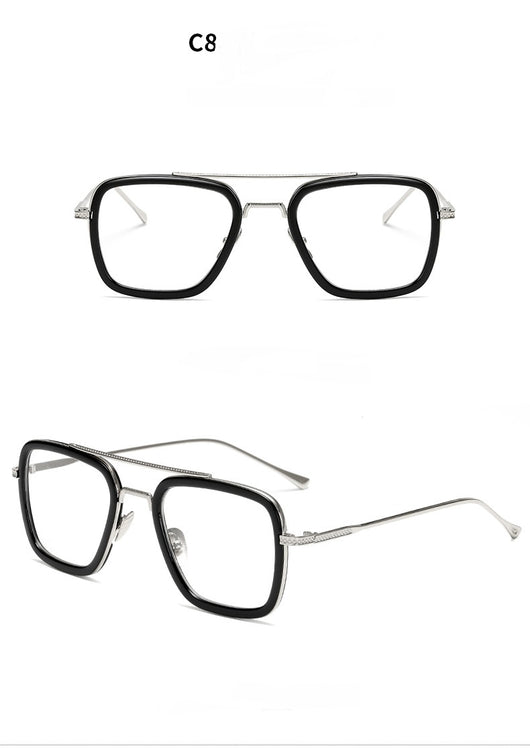 Gafas de Sol Cuadradas Metal para Hombre - Estilo Moderno Iron - Image 18
