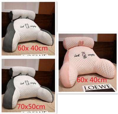 Cojín de Apoyo Lumbar Triangular - Almohada de Lectura y Respaldo para Sofá, Cama y Oficina - Image 41