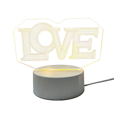 Lámpara LED 3D Nocturna USB - Luz Ambiental para Dormitorio - Image 5