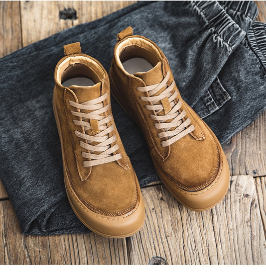 Botas Casuales Martin para Hombre de Cuero Genuino con Suela Gruesa - Image 9