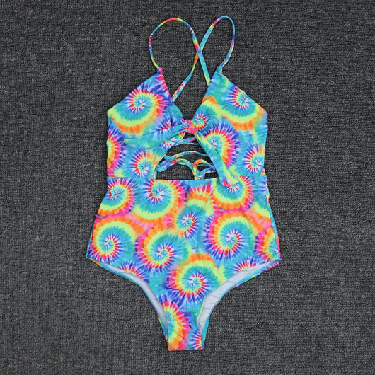 Traje de Baño Entero para Mujer con Tirantes Cruzados - Image 21
