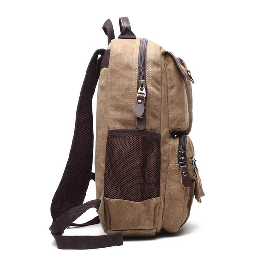 Mochila Retro Ba Bao Personalizada - Bolsa de Lona para Viajes y Estudiantes - Image 2
