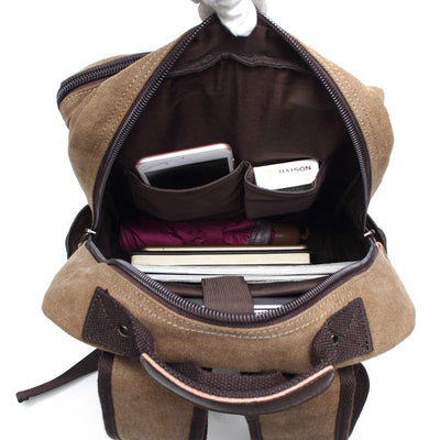 Mochila Retro Ba Bao Personalizada - Bolsa de Lona para Viajes y Estudiantes - Image 5