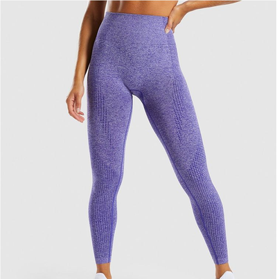 Pantalones Deportivos Cintura Alta Sin Costuras con Levantamiento Push-up para Yoga y Running