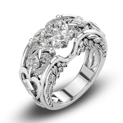 Anillo de Compromiso Corazón Ruby Princesa - Image 11