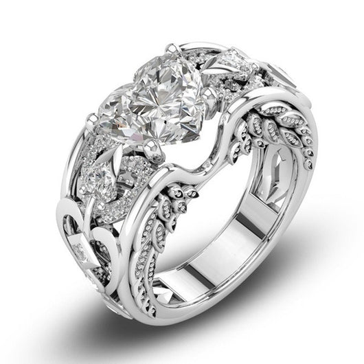 Anillo de Compromiso Corazón Ruby Princesa - Image 11