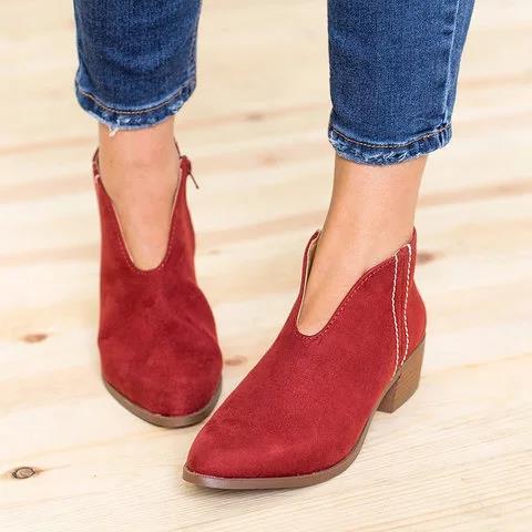 Botas de Cuero con Borlas y Punta Cuadrada - Estilo Leopardo para Mujer - Image 8