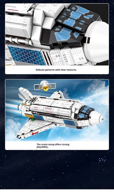 Kit de Construcción Cohete Espacial - Bloques Armables Educativos - Image 10