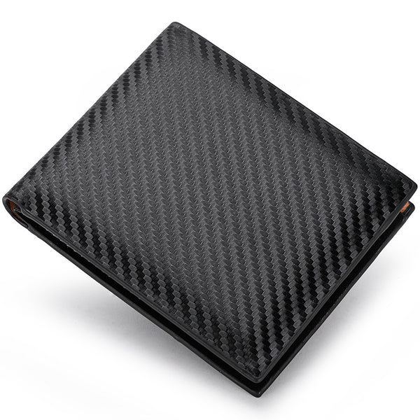 Billetera de Fibra de Carbono para Hombre con Cierre y Portacédulas - Image 6